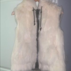 BCBG FUR VEST BRAND NEW